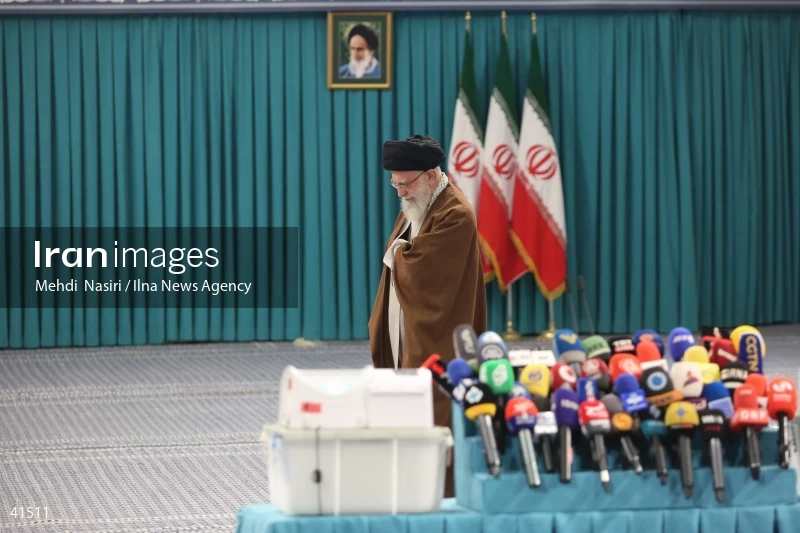 The Supreme Leader's Presence in the Second Round of the Iranian Parliament Elections