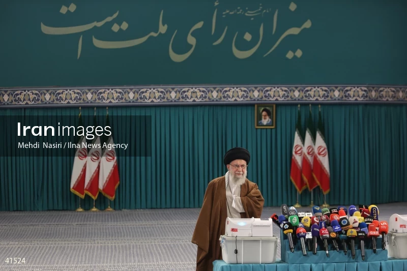 The Supreme Leader's Presence in the Second Round of the Iranian Parliament Elections