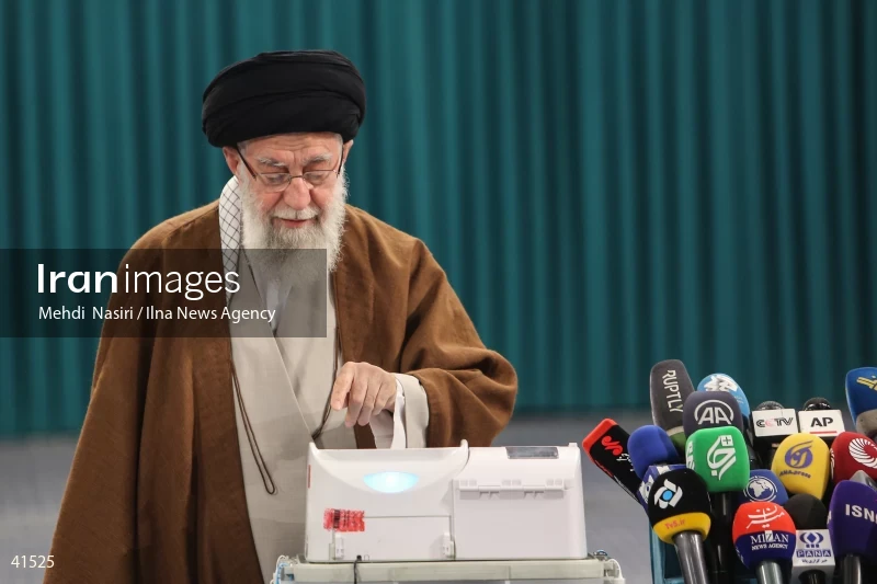 The Supreme Leader's Presence in the Second Round of the Iranian Parliament Elections