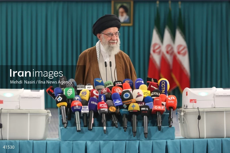 The Supreme Leader's Presence in the Second Round of the Iranian Parliament Elections