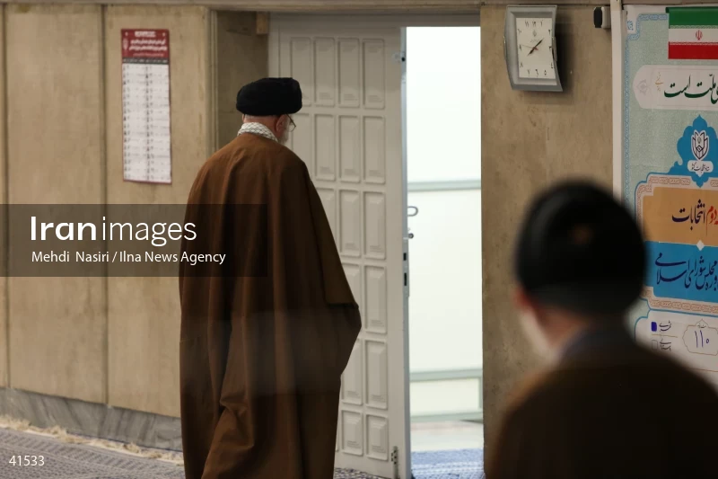 The Supreme Leader's Presence in the Second Round of the Iranian Parliament Elections