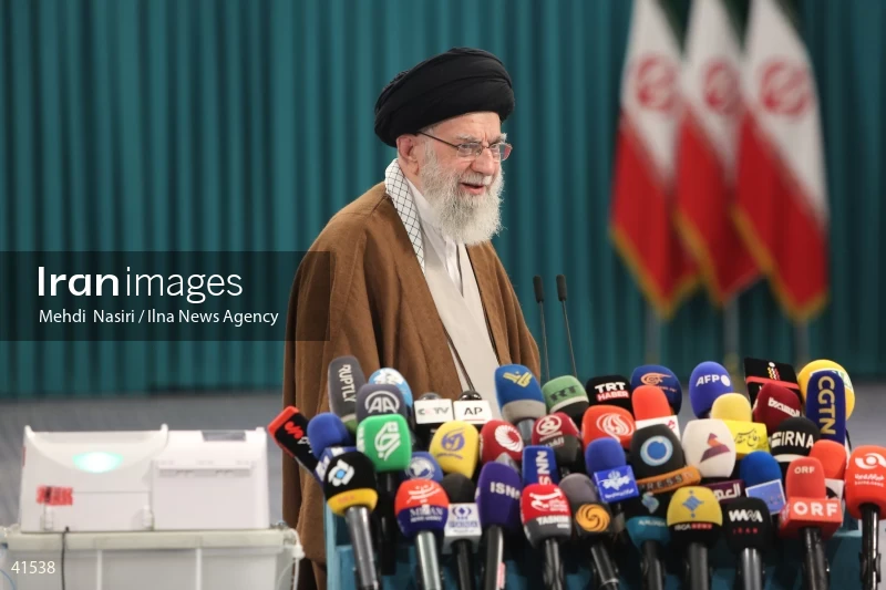 The Supreme Leader's Presence in the Second Round of the Iranian Parliament Elections