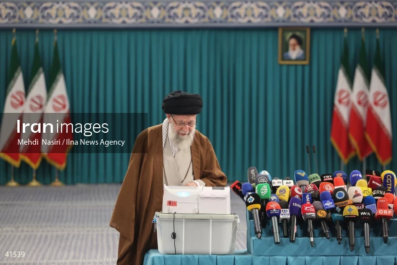 The Supreme Leader's Presence in the Second Round of the Iranian Parliament Elections