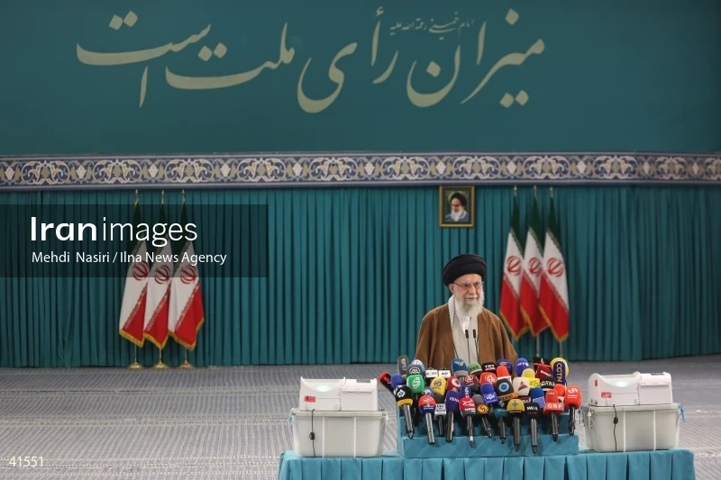The Supreme Leader's Presence in the Second Round of the Iranian Parliament Elections