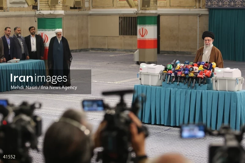The Supreme Leader's Presence in the Second Round of the Iranian Parliament Elections