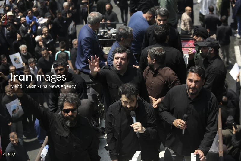 The funeral for Seyed Ebrahim Raisi, the President of Iran, and his companions in Tehran