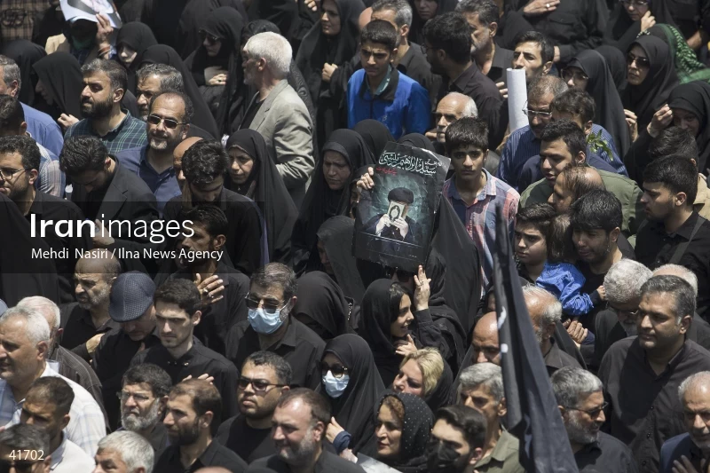 The funeral for Seyed Ebrahim Raisi, the President of Iran, and his companions in Tehran