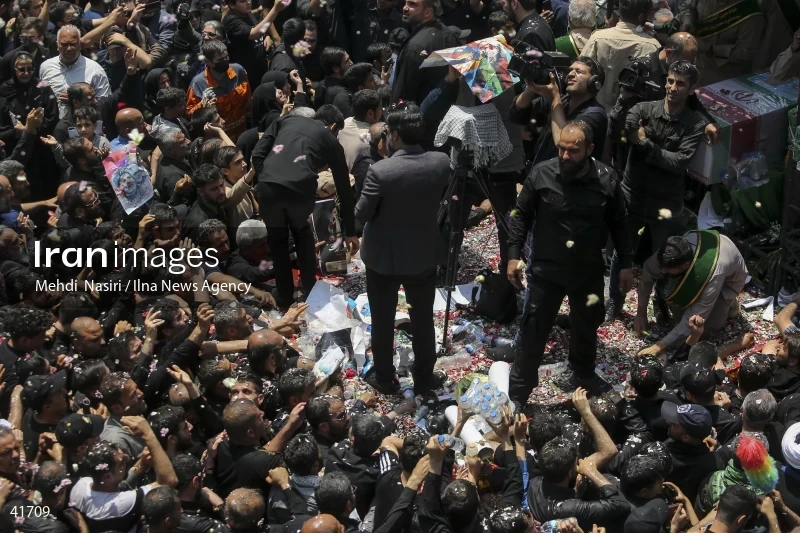 The funeral for Seyed Ebrahim Raisi, the President of Iran, and his companions in Tehran