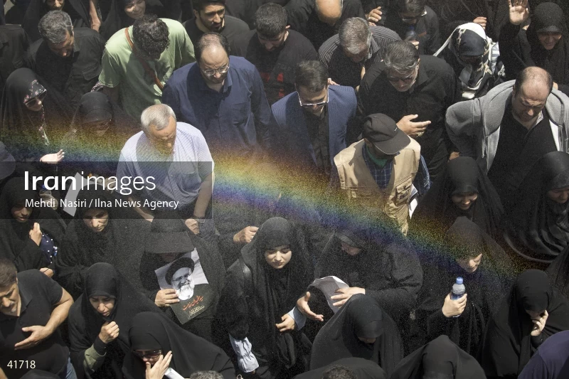 The funeral for Seyed Ebrahim Raisi, the President of Iran, and his companions in Tehran