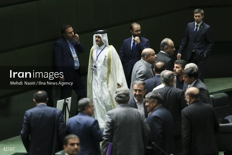 The opening ceremony of the 12th term of The Islamic Consultative Assembly