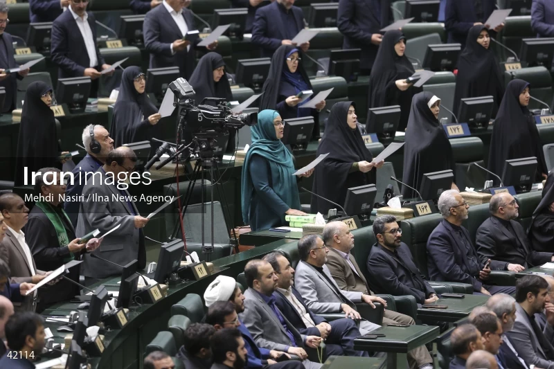 The opening ceremony of the 12th term of The Islamic Consultative Assembly