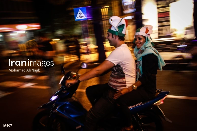 Celebration of nuclear agreement in Iran