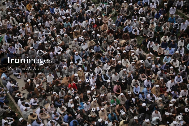 Campaign rally of clergymen in support of Ebrahim Raisi in Qom