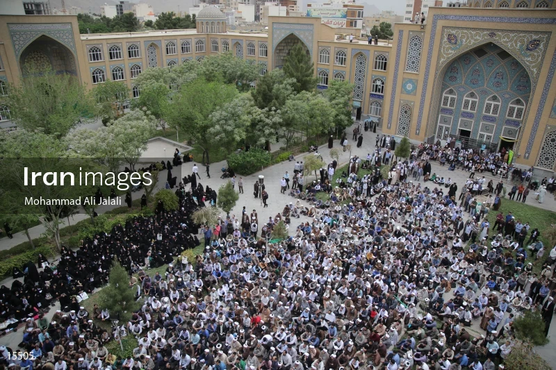 Campaign rally of clergymen in support of Ebrahim Raisi in Qom