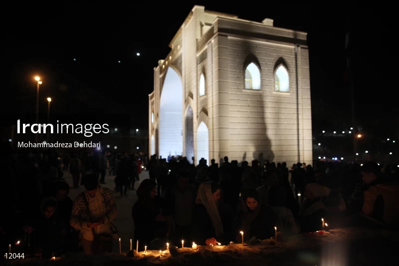 Commemoration of the flood victims of Shiraz