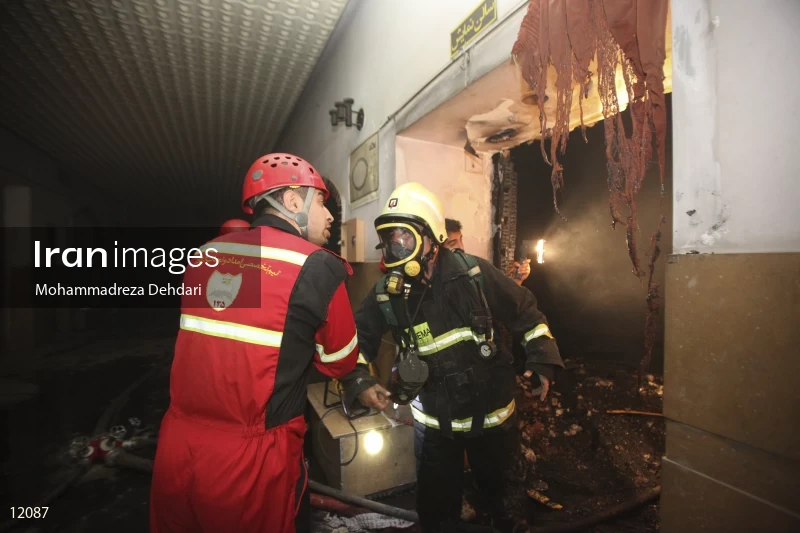 Fire at Bahman cinema in shiraz