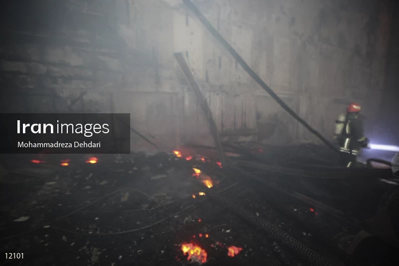 Fire at Bahman cinema in shiraz