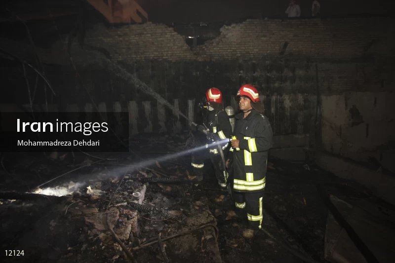 Fire at Bahman cinema in shiraz