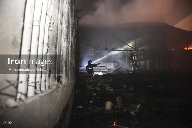 Fire at Bahman cinema in shiraz