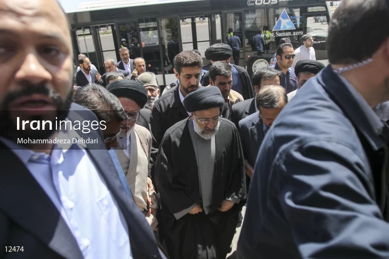 campaign rally in support of Ebrahim Raisi in Shiraz