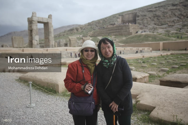 Foreign tourists in Iran