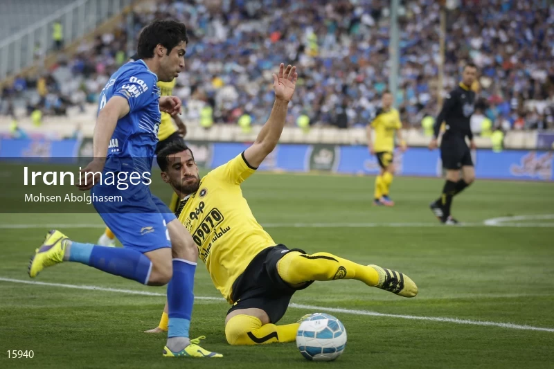 Esteghlal VS Sepahan football match at Iran Pro League