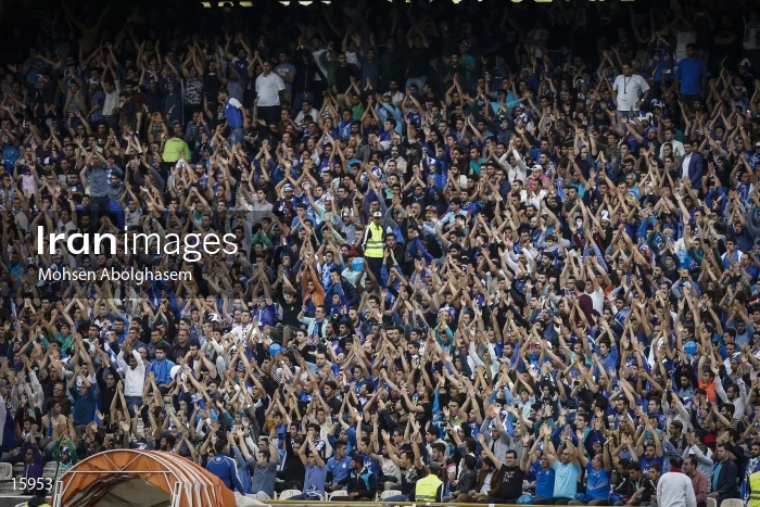 Esteghlal VS Sepahan football match at Iran Pro League