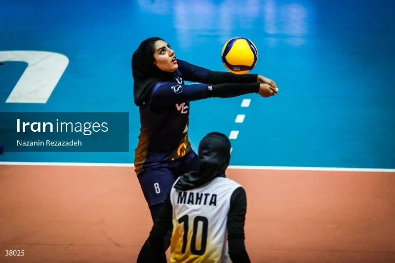 Mehrsun VS Sanat Mes Rafsanjan - Iranian women's volleyball premier league