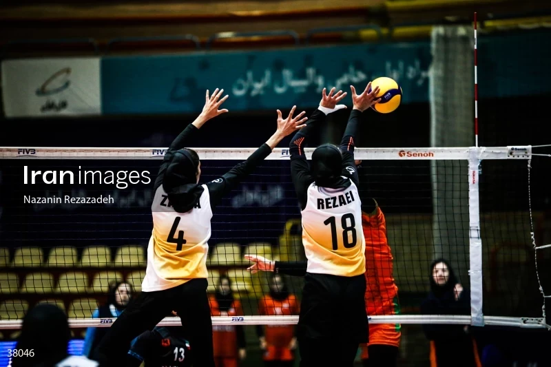 Mehrsun VS Sanat Mes Rafsanjan - Iranian women's volleyball premier league