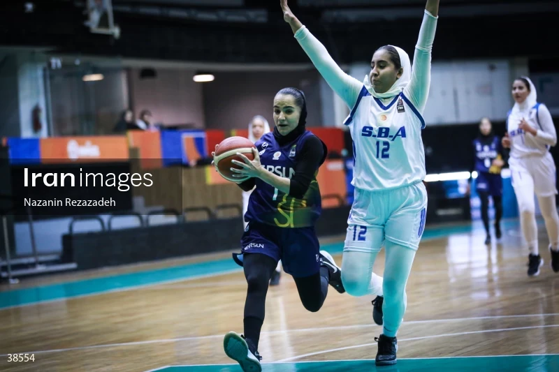 Mehrsun Vs SBA - Iranian women's Basketball premier league