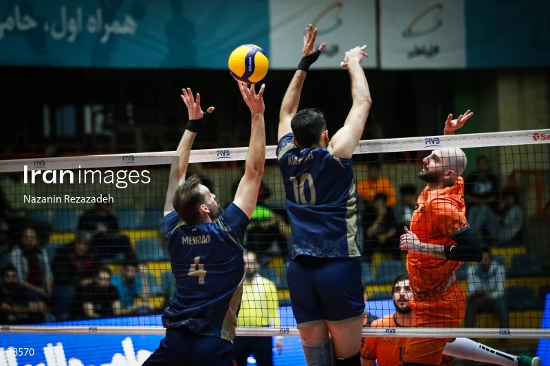 Saipa VS Chadormalu - Iranian men's volleyball premier league