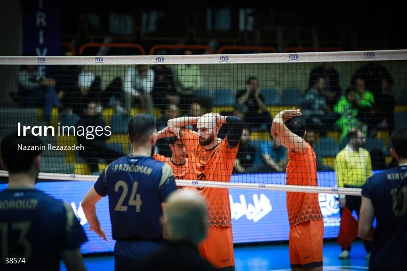 Saipa VS Chadormalu - Iranian men's volleyball premier league