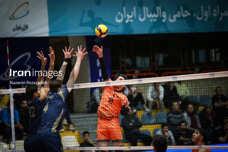 Saipa VS Chadormalu - Iranian men's volleyball premier league