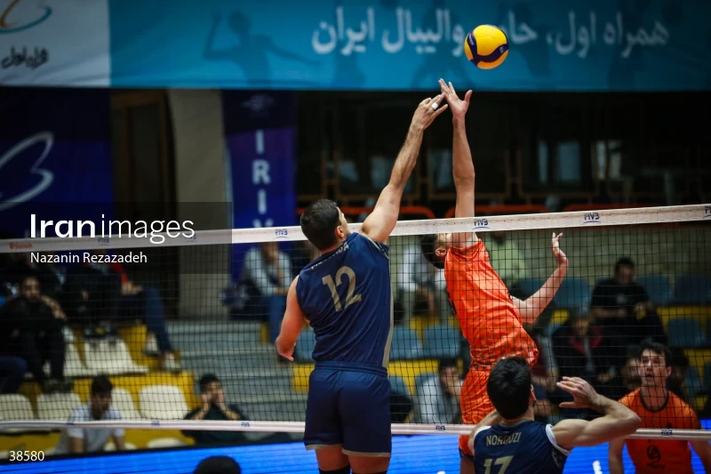 Saipa VS Chadormalu - Iranian men's volleyball premier league