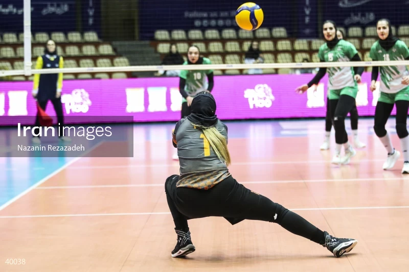 Saipa Tehran Vs. Zob Ahan Isfahan - Women's Volleyball Premier League.
