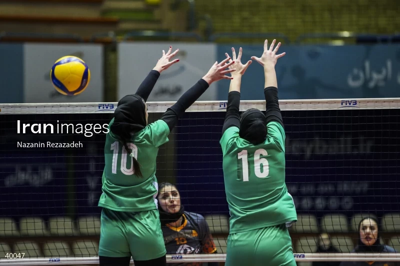 Saipa Tehran Vs. Zob Ahan Isfahan - Women's Volleyball Premier League.