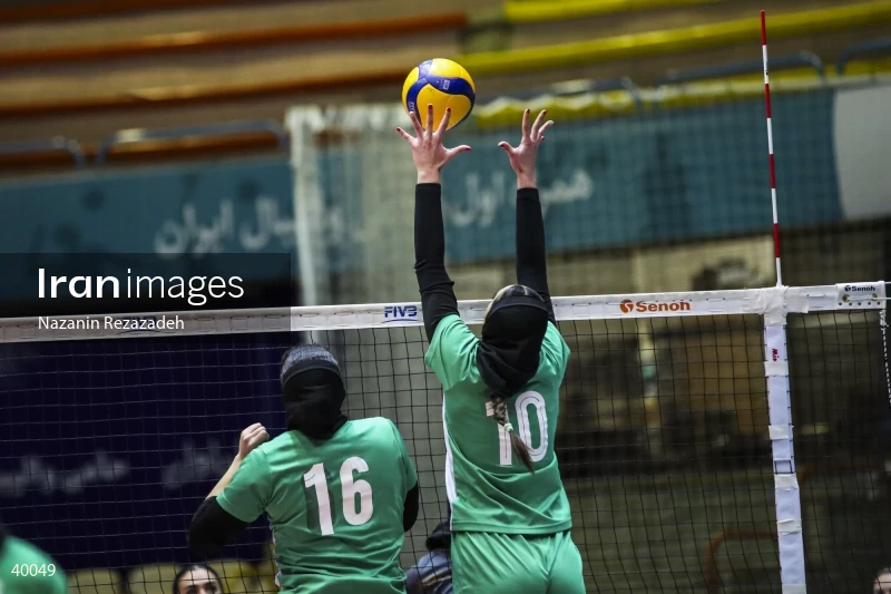 Saipa Tehran Vs. Zob Ahan Isfahan - Women's Volleyball Premier League.