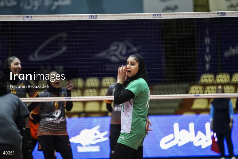 Saipa Tehran Vs. Zob Ahan Isfahan - Women's Volleyball Premier League.