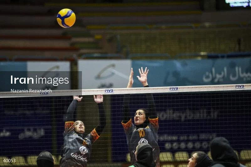 Saipa Tehran Vs. Zob Ahan Isfahan - Women's Volleyball Premier League.