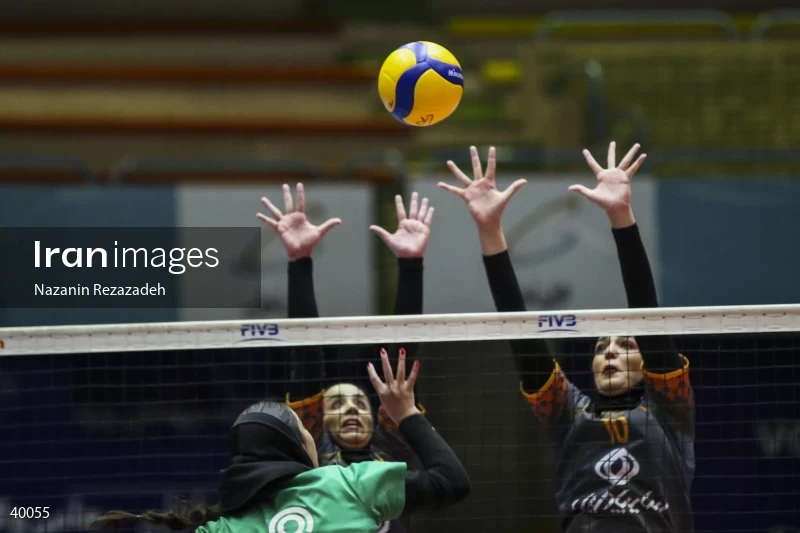 Saipa Tehran Vs. Zob Ahan Isfahan - Women's Volleyball Premier League.