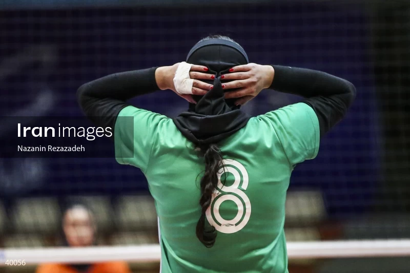 Saipa Tehran Vs. Zob Ahan Isfahan - Women's Volleyball Premier League.