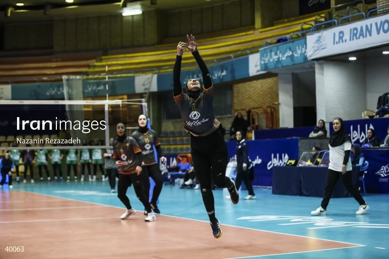 Saipa Tehran Vs. Zob Ahan Isfahan - Women's Volleyball Premier League.