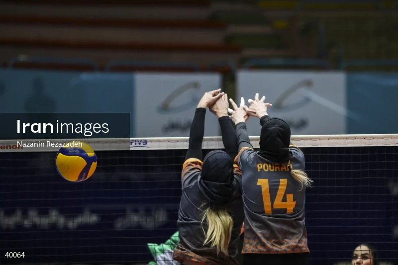 Saipa Tehran Vs. Zob Ahan Isfahan - Women's Volleyball Premier League.
