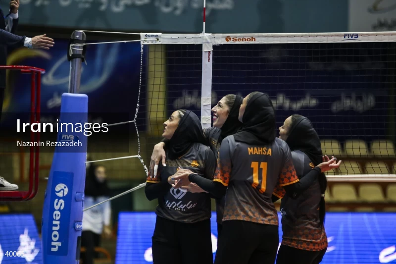 Saipa Tehran Vs. Zob Ahan Isfahan - Women's Volleyball Premier League.