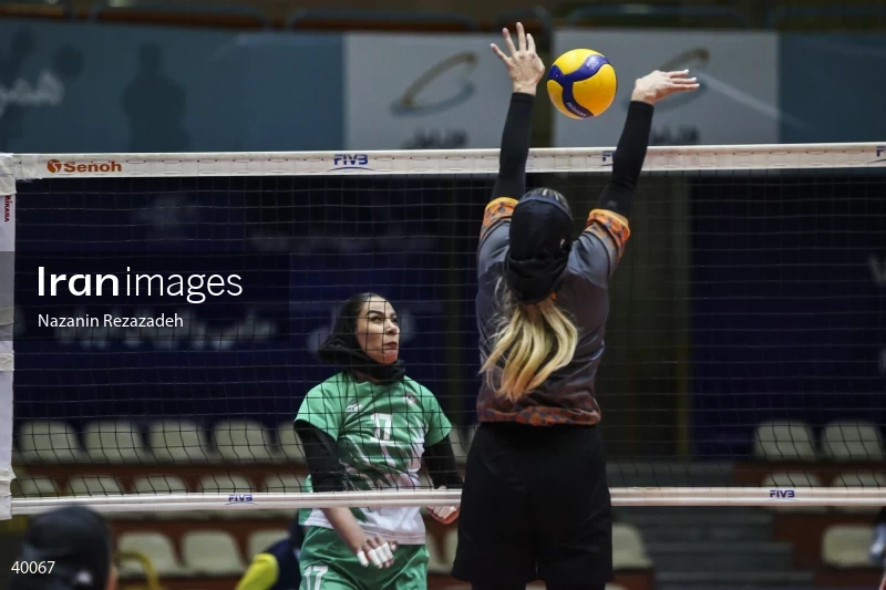 Saipa Tehran Vs. Zob Ahan Isfahan - Women's Volleyball Premier League.