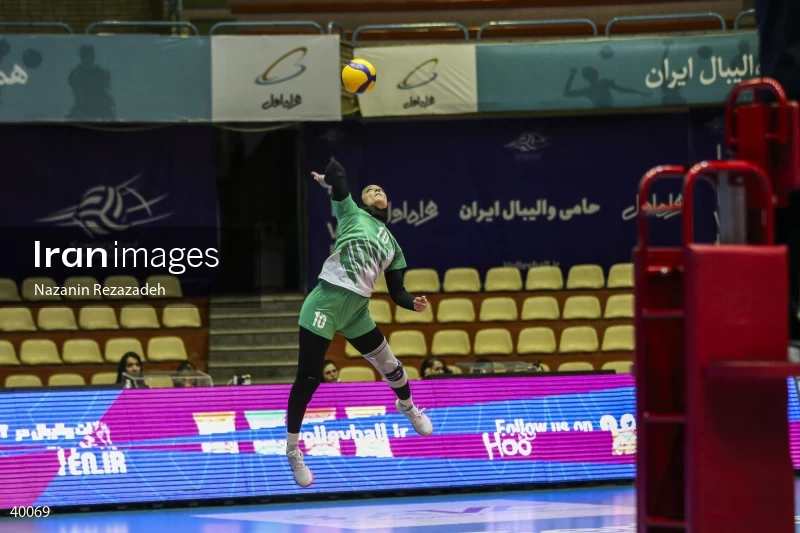 Saipa Tehran Vs. Zob Ahan Isfahan - Women's Volleyball Premier League.