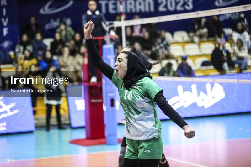 Saipa Tehran Vs. Zob Ahan Isfahan - Women's Volleyball Premier League.