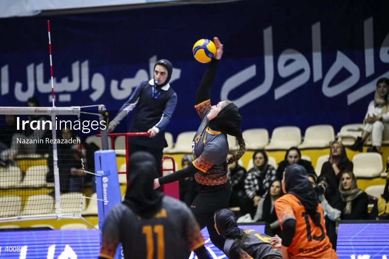 Saipa Tehran Vs. Zob Ahan Isfahan - Women's Volleyball Premier League.