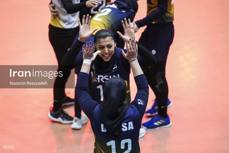 Mehrsan Tehran VC and Saipa Tehran VC - Women's Volleyball Premier League Final