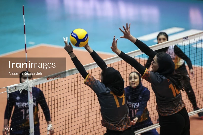 Mehrsan Tehran VC and Saipa Tehran VC - Women's Volleyball Premier League Final